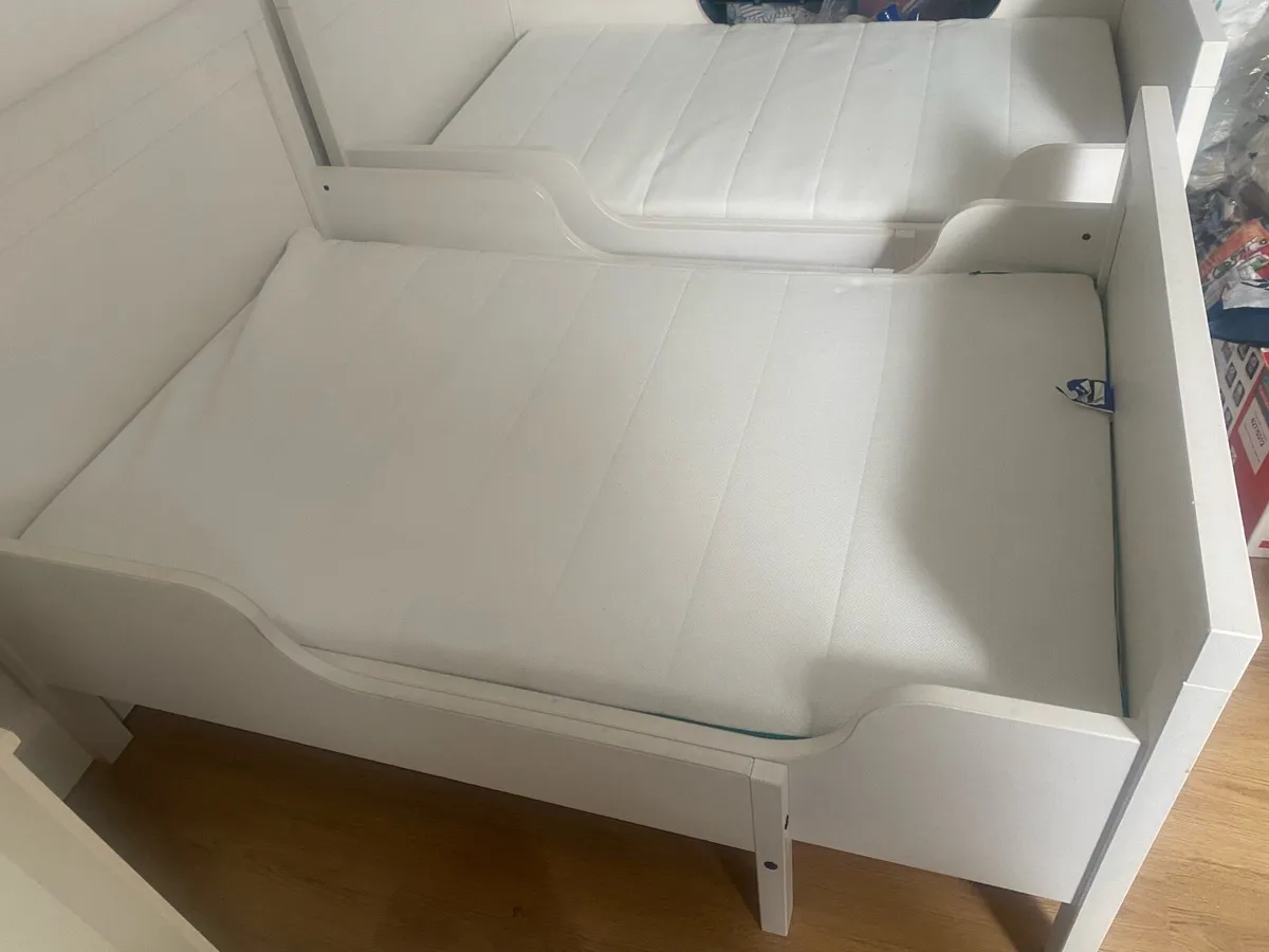 2 Ikea SUNDVIK Extendable Bed / Toddler beds - Image 4
