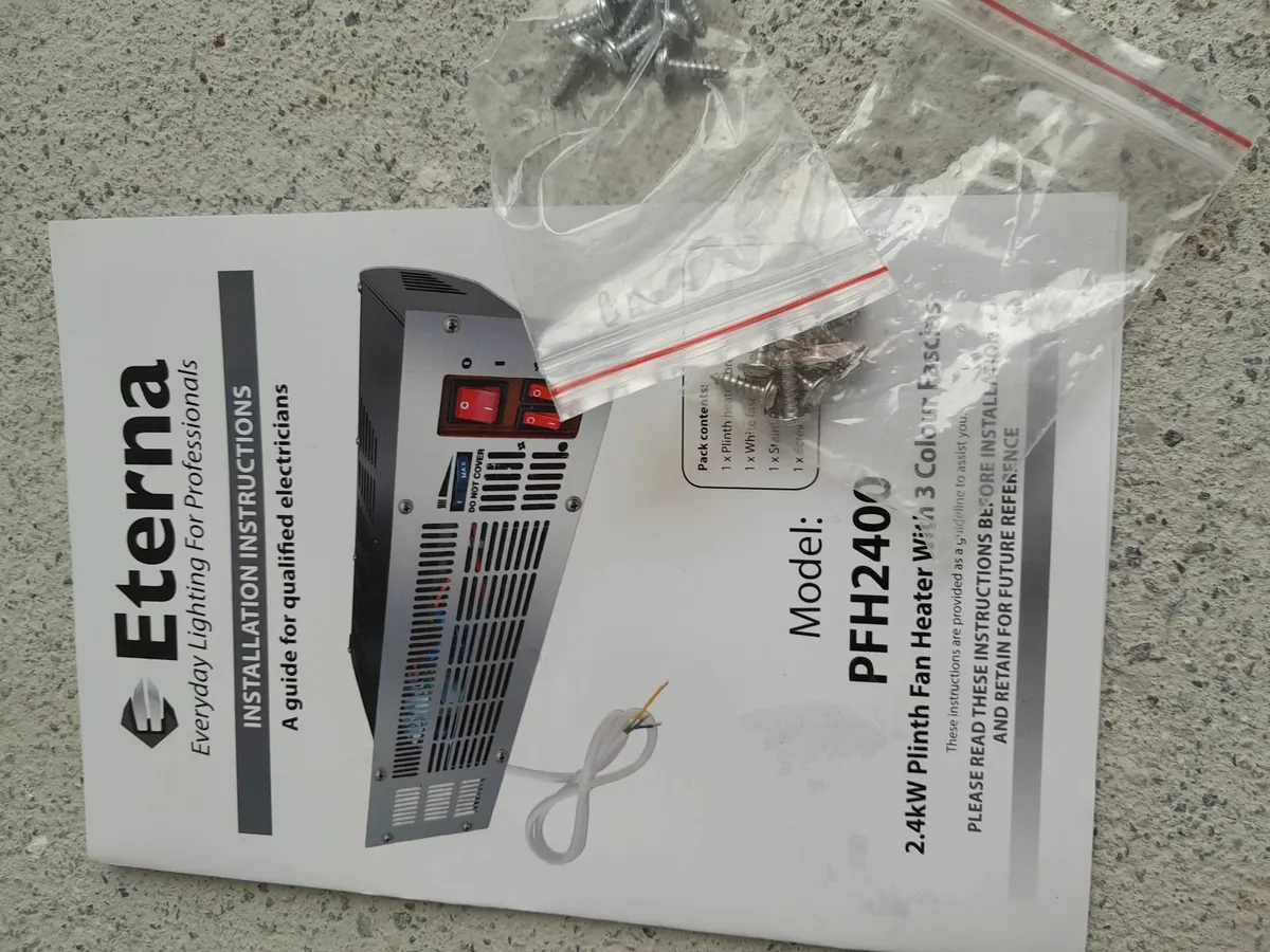 Electric plinth   thermostatic heater - Image 3