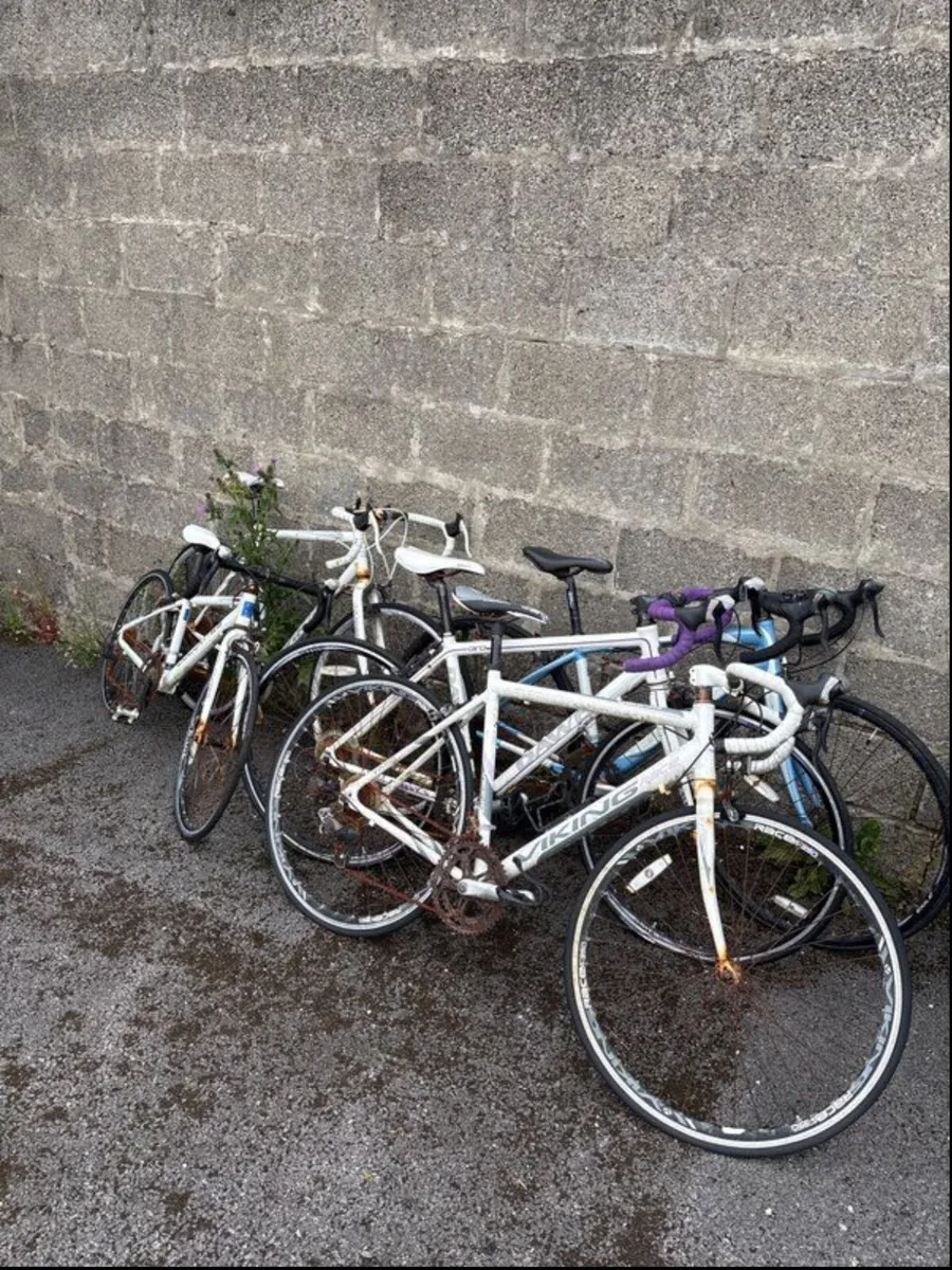 5 old Road bikes - Image 1