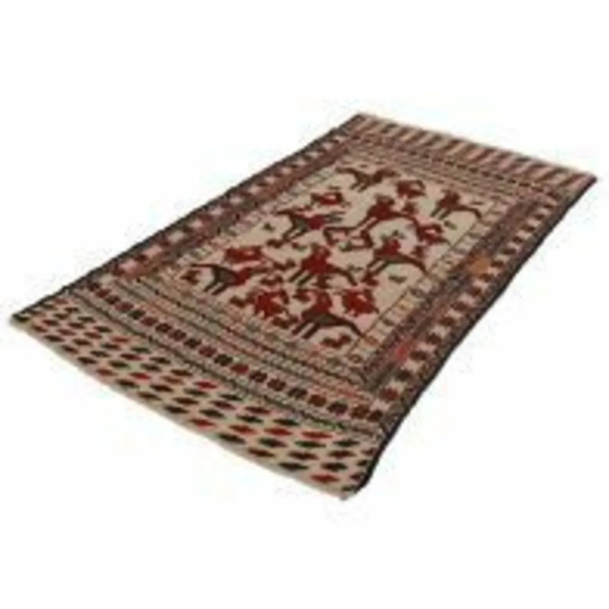 Rug Afghan Tribal Kilim Wool Rug Adarskan Handwove - Image 2