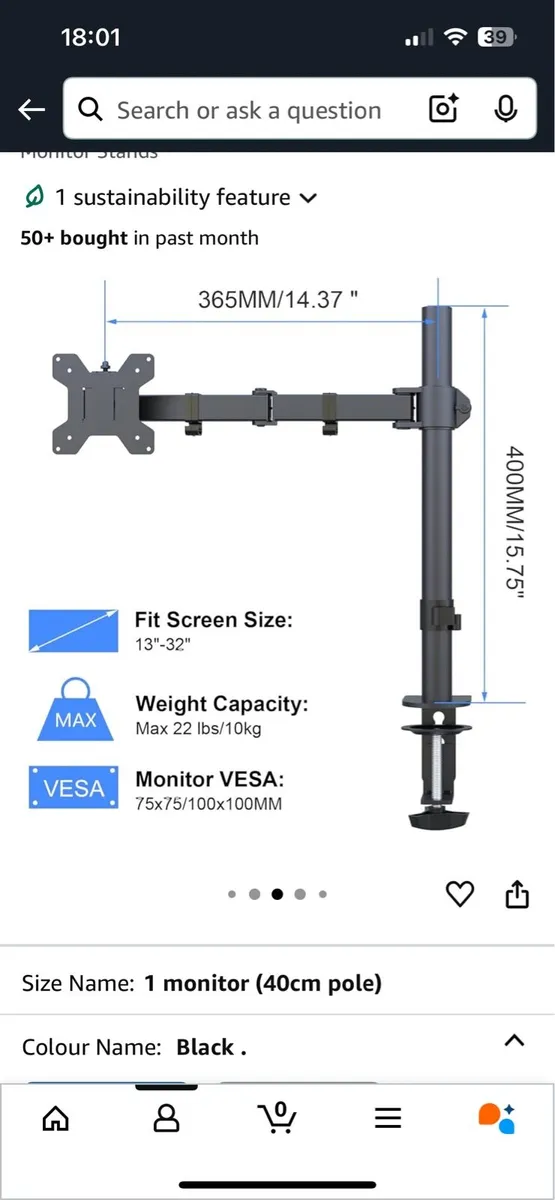 Monitor arm - Image 2