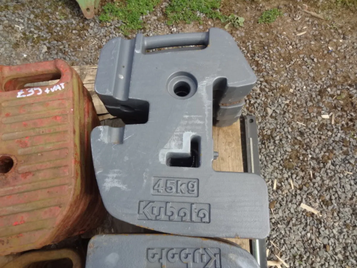 NEW Kubota 45KG Tractor Weights - Image 1
