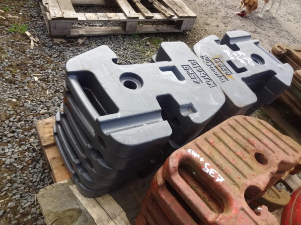 NEW Kubota 45KG Tractor Weights - Image 4