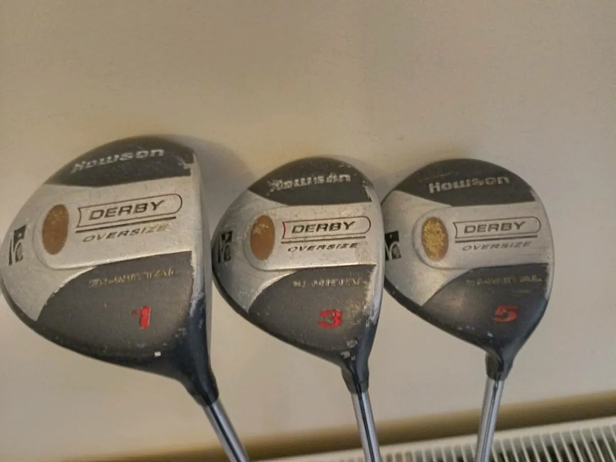 Howson golf Driver. 3 wood. 5 wood. Right handed. - Image 1