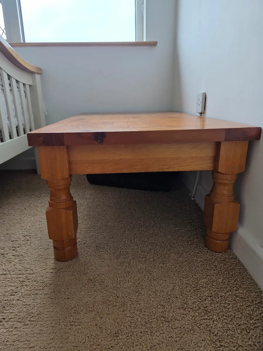 Solid Wood Coffee Table - Image 2