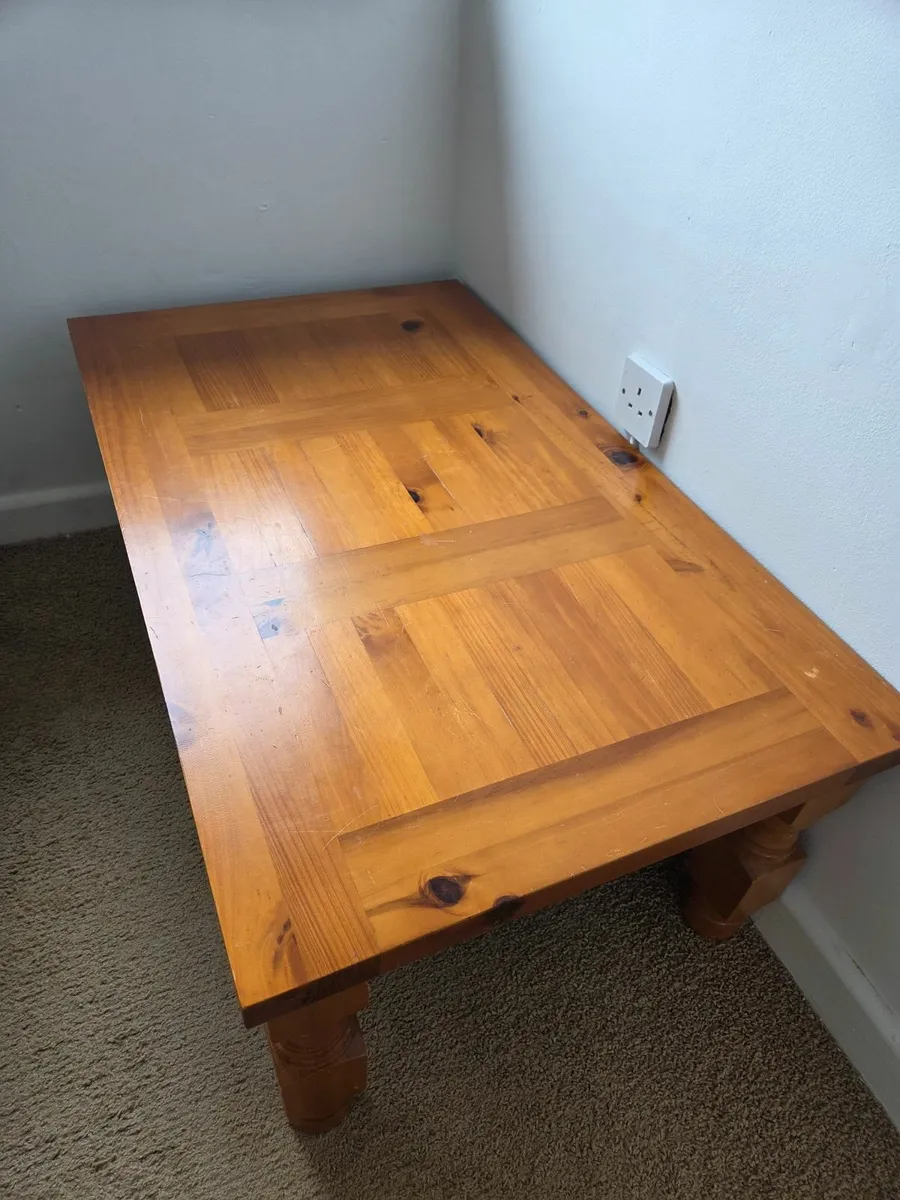 Solid Wood Coffee Table - Image 1