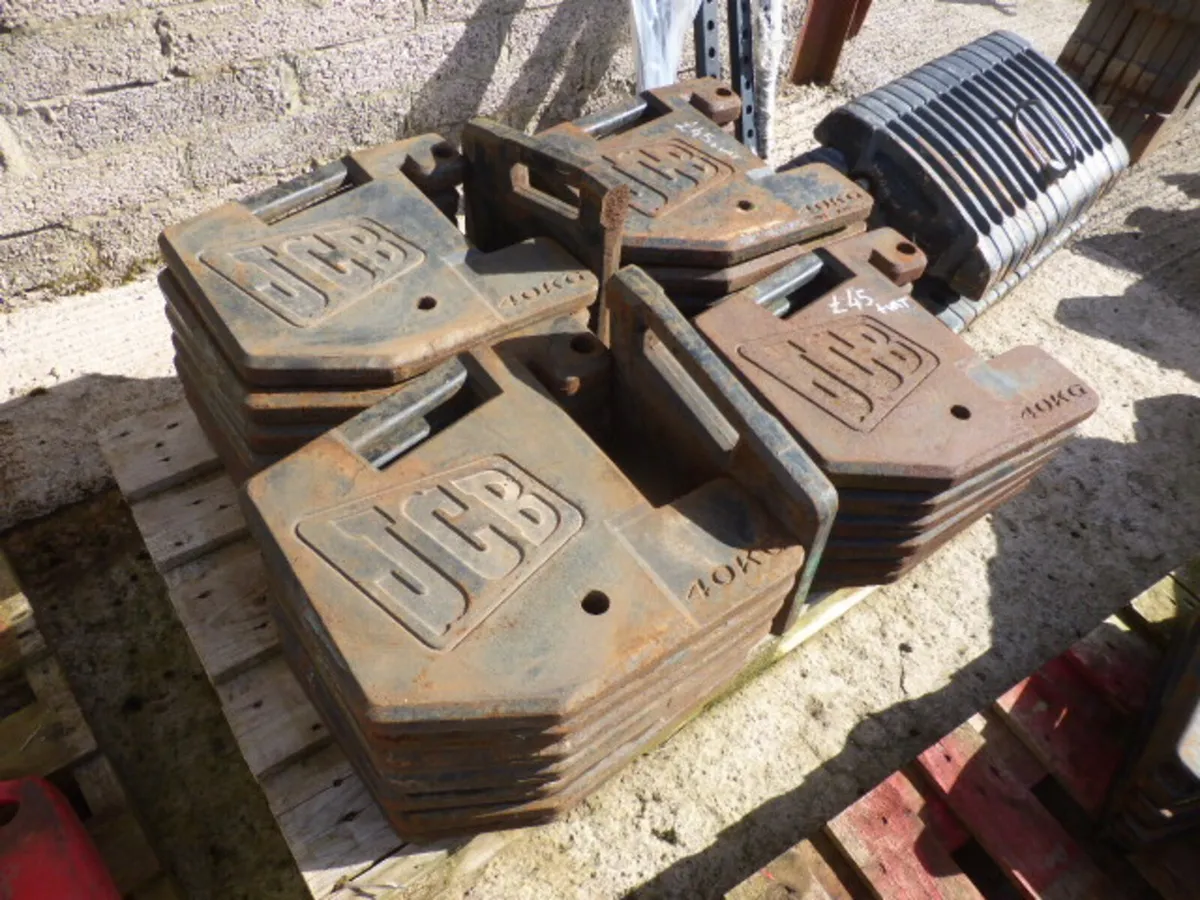 JCB Suitcase Tractor Weights and Carrier - Image 1