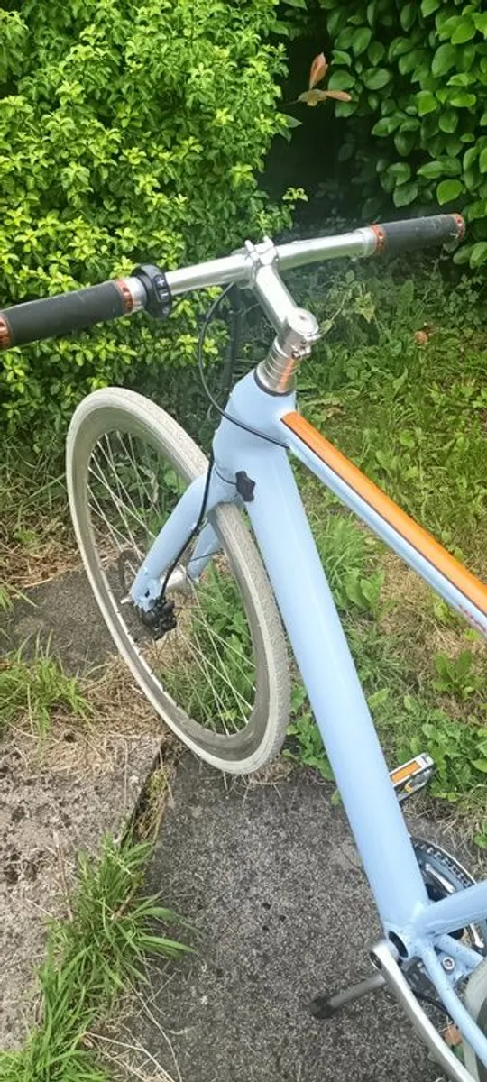 2024 Watt New York Electric Single Speed City Bike, Blue Edition 59cm (Rider height 178 - 196 cm) - Image 4