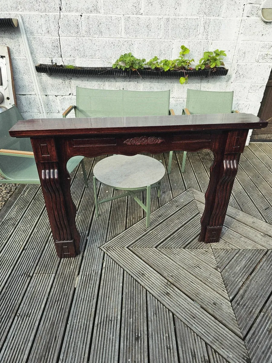 Solid Mahogany Fireplace - Image 3