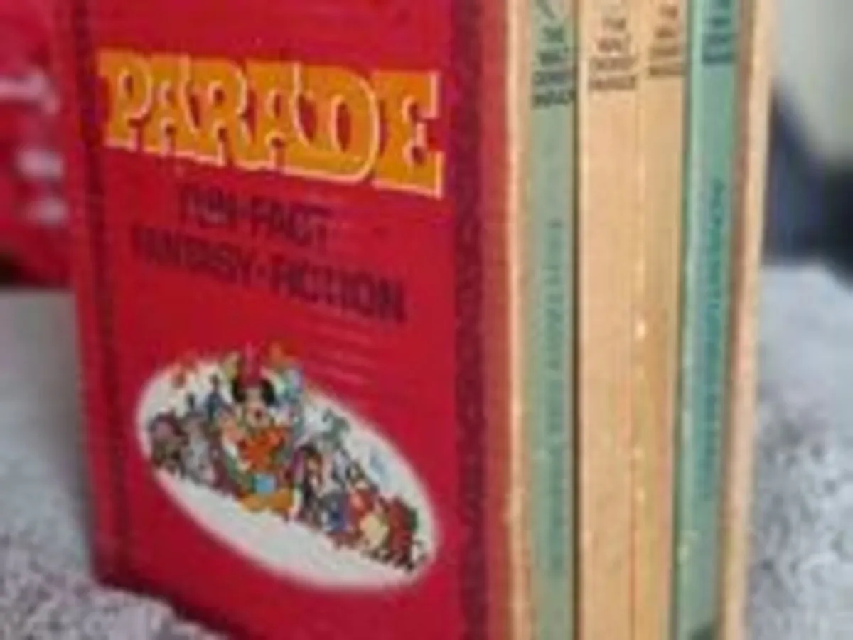 Vintage Walt Disney 4 Book Boxset complete set