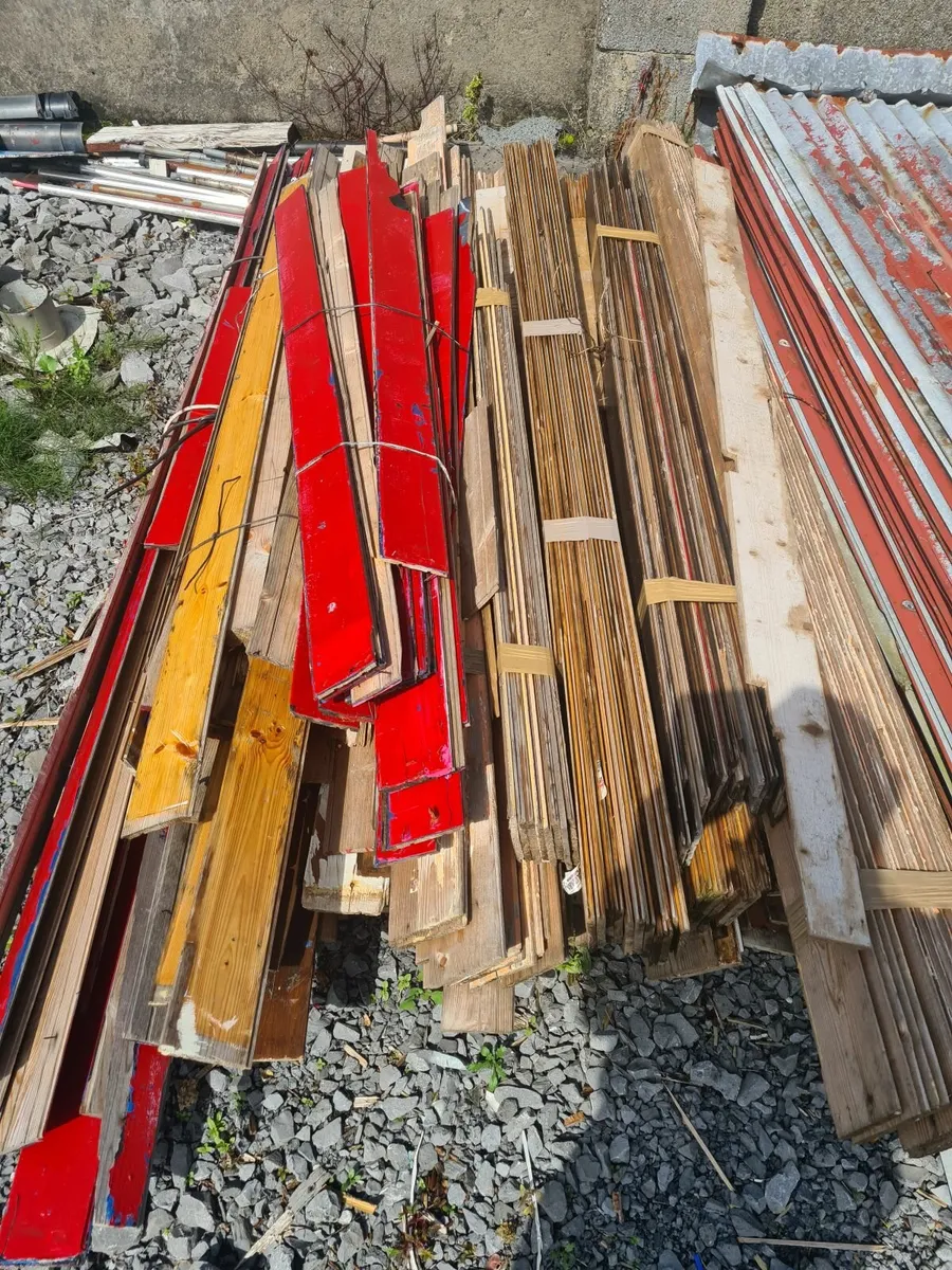 reclaimed pre finished red deal ceiling boards