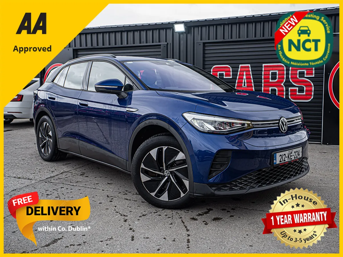 212 VW ID4 82kwh Long Range/New NCT/1yr warranty - Image 1