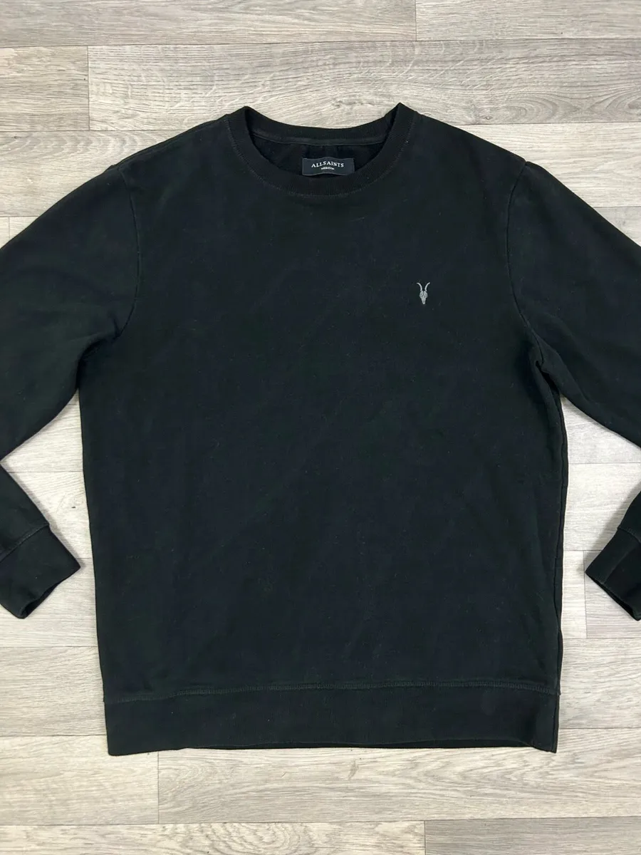 AllSaints All Saints Black Sweatshirt Mens Medium - Image 2