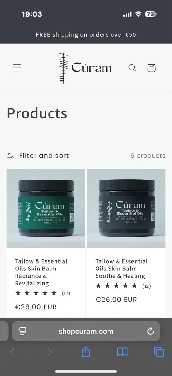Beef tallow skincare business for sale - Image 1