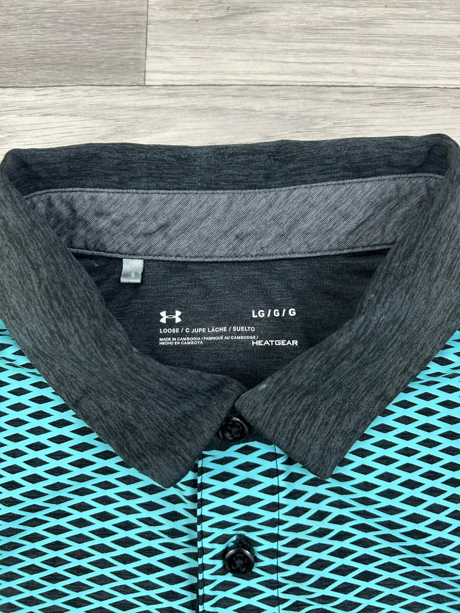 Under Armour Golf Polo Shirt Mens Large - Image 3