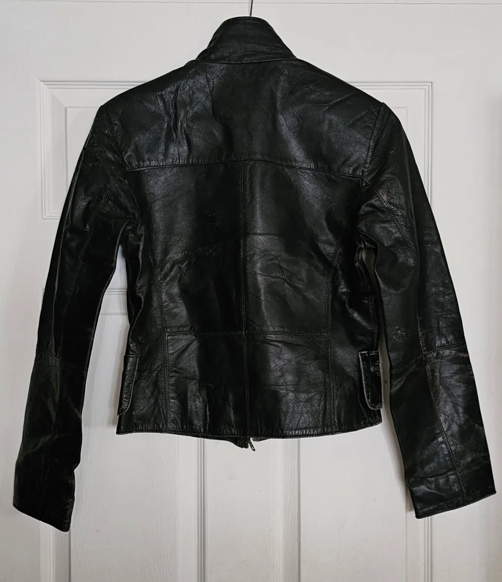 Vintage Real Leather Women’s Jacket - Image 2
