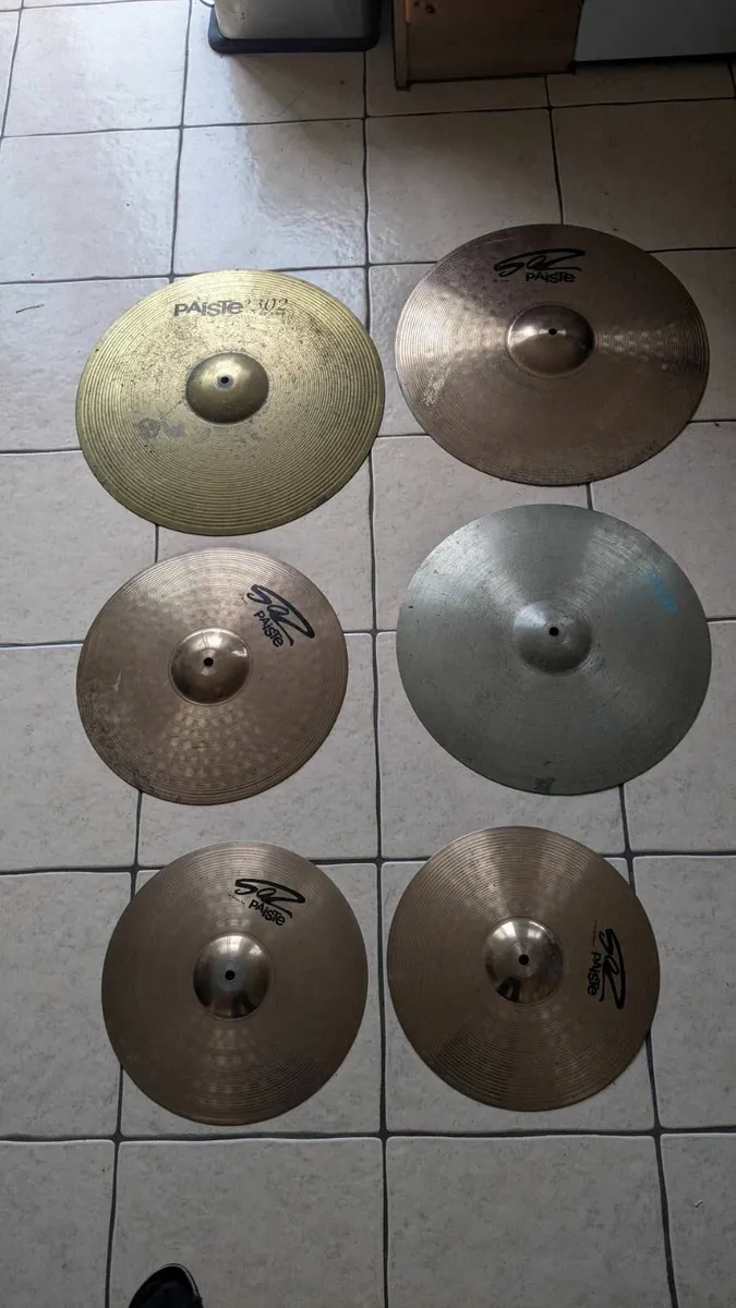 Paiste 502 Drum Cymbal Set - Image 1