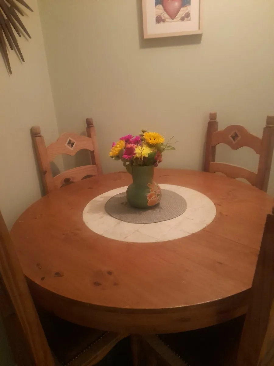 Dining Table and 4 Chairs - Image 1