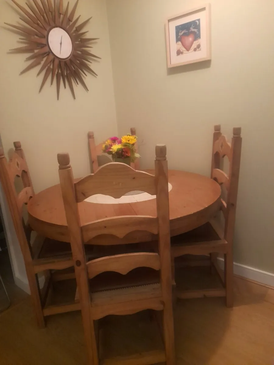 Dining Table and 4 Chairs - Image 3