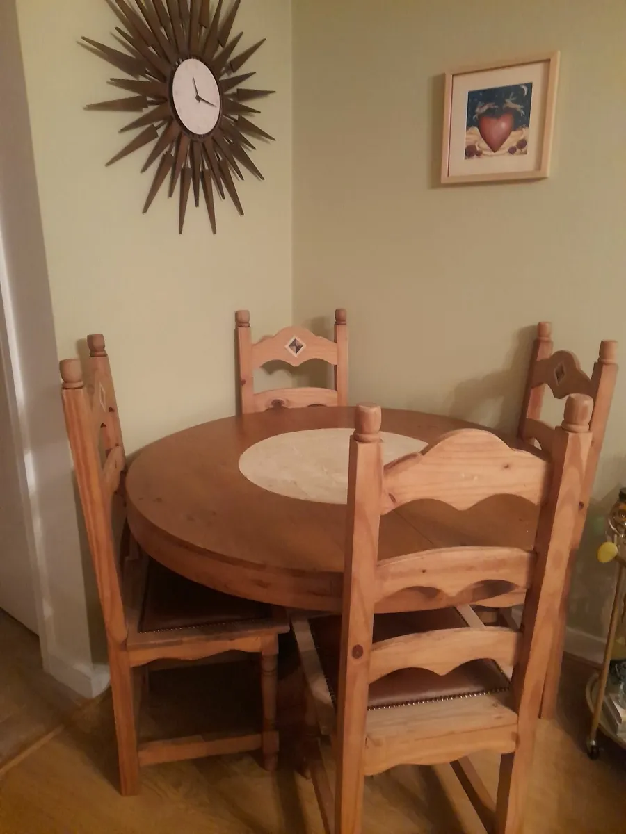 Dining Table and 4 Chairs - Image 4