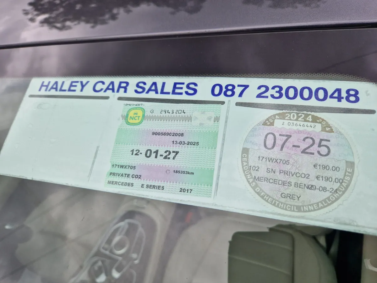 17 MERCEDES E200 D....1 OWNER - Image 4