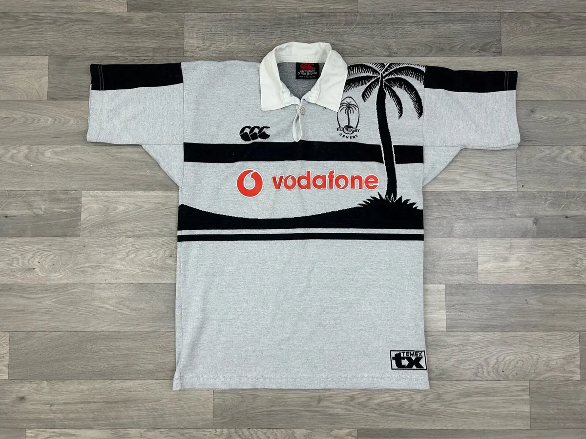 Vintage 2001 Fiji Rugby Sevens Temex Rugby Jersey - Image 1