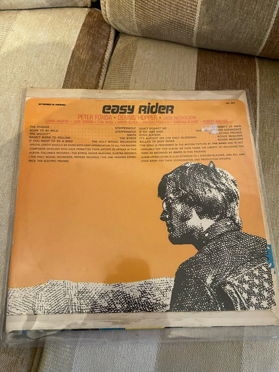 Easy Rider Movie vinyl Soundtrack 1968. + Picture - Image 2