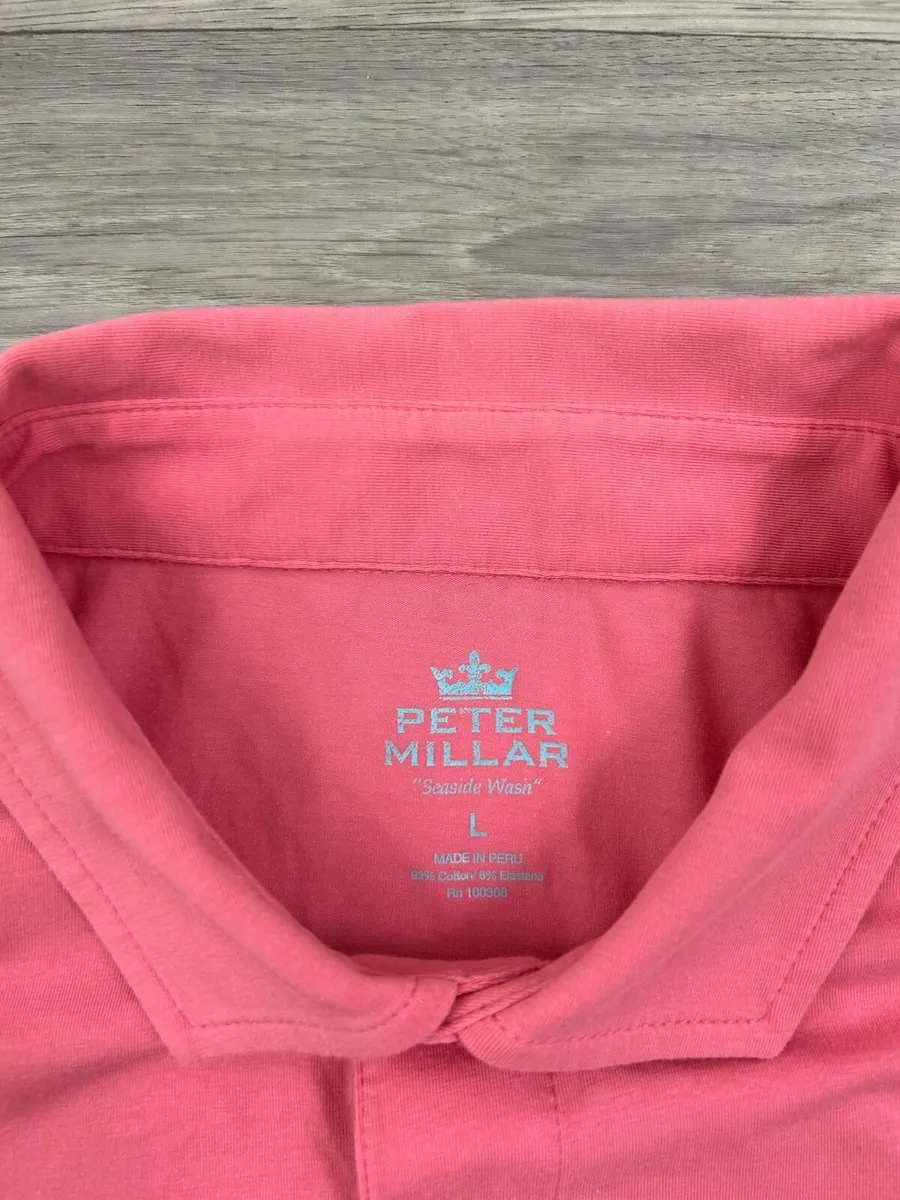 Peter Millar Golf Polo Shirt Mens L/XL - Image 4