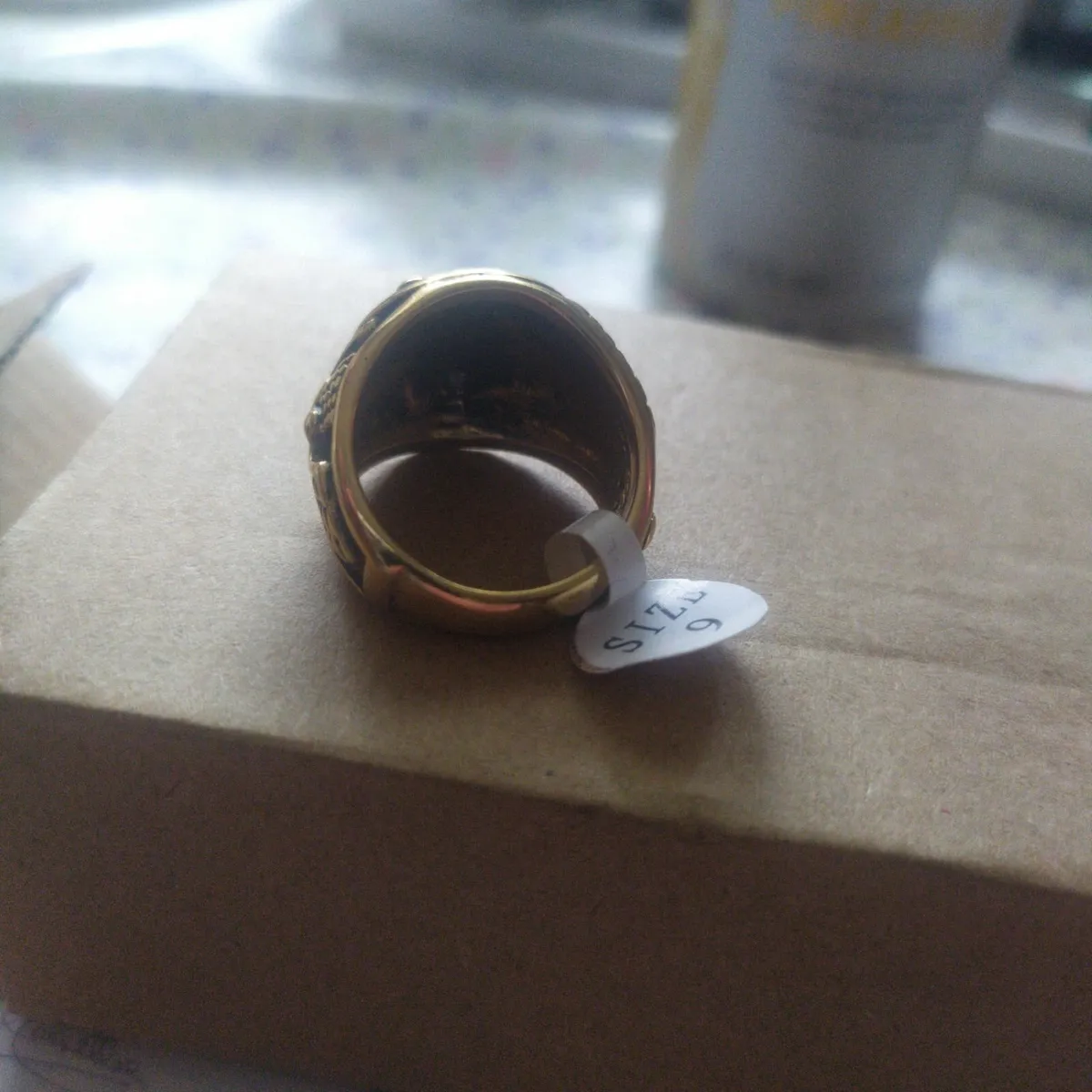 Beautiful lions hesd ring . medium size - Image 2