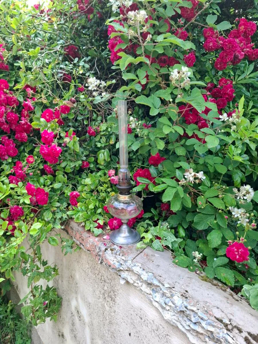 By post only clear oil lamp - Image 1