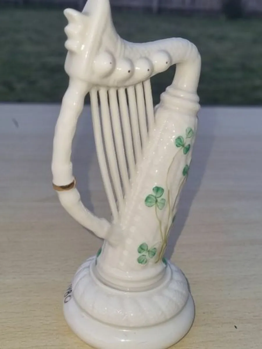 Belleek harp Special Edition Ballyshannon 1980 - Image 3