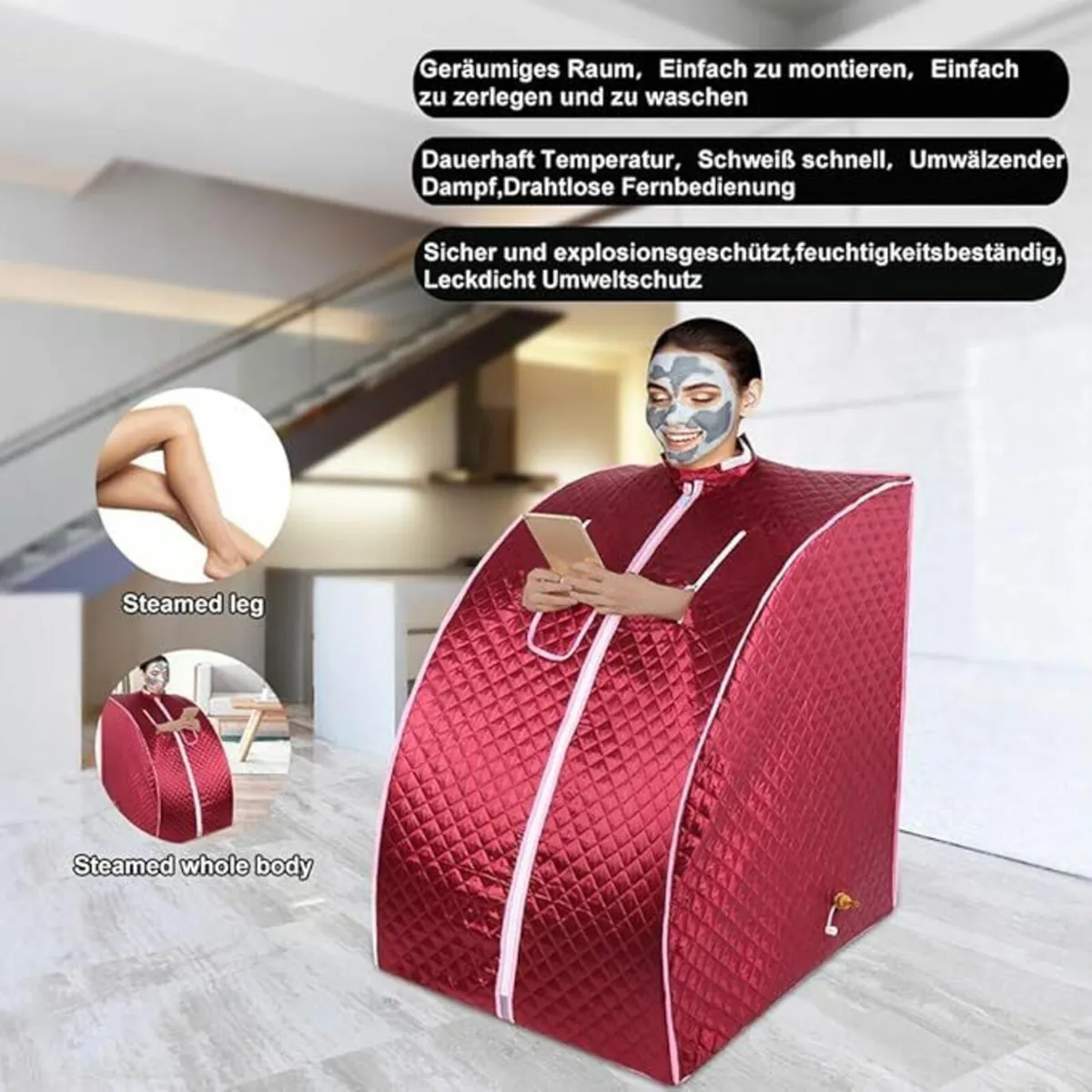 Mobile Mini Steam Sauna FREE DELIVERY - Image 4