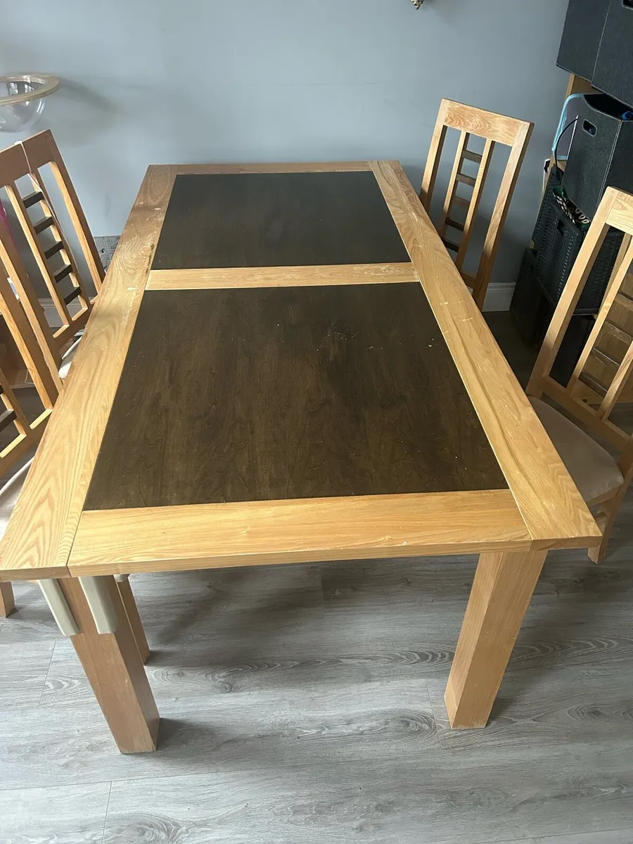 Dining Table and 4 Chairs - Image 1
