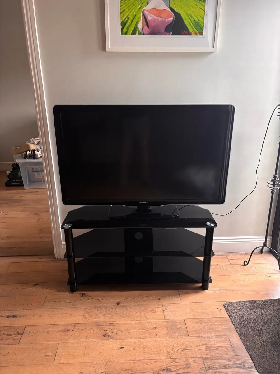 49” Philips TV + Stand - Image 1