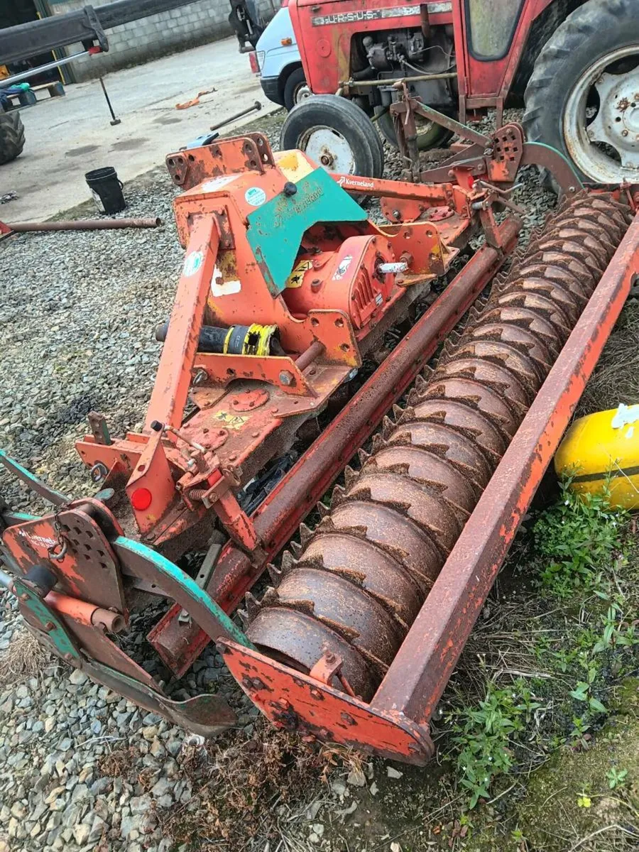 Kverneland 3m power harrow - Image 1