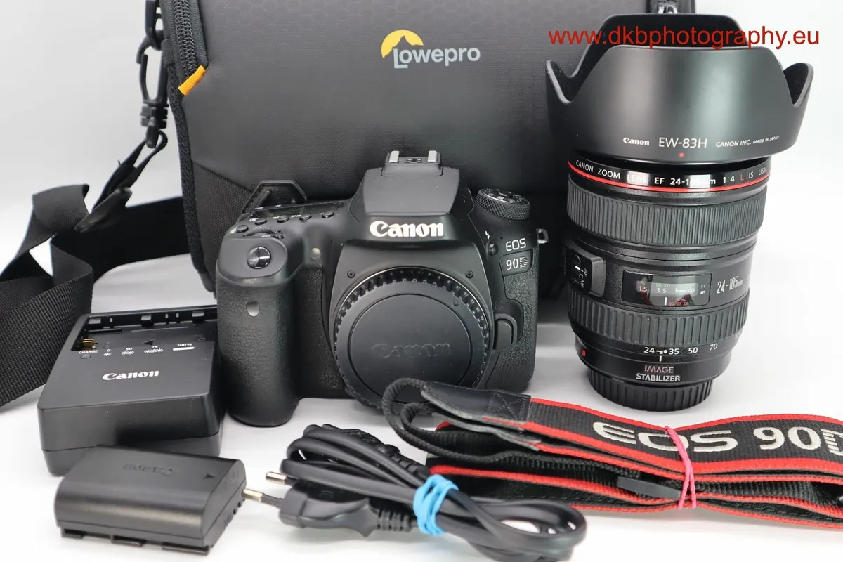 CANON 90D CAMERA & CANON EF 24-105mm F4L IS USM - Image 1