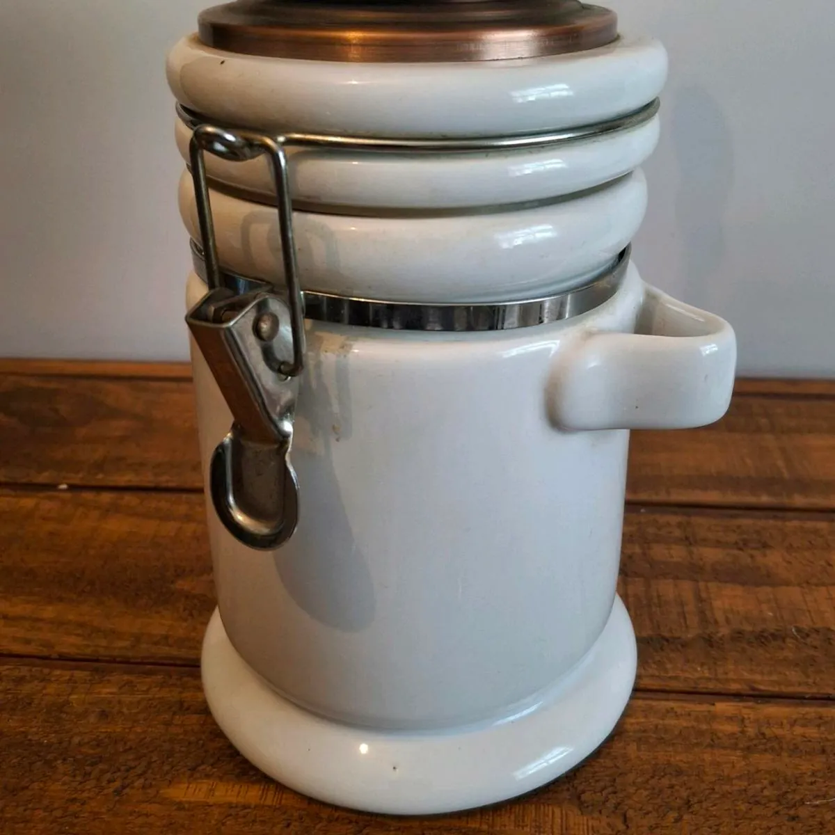 Copper & Ceramic Coffee Grinder - Image 2
