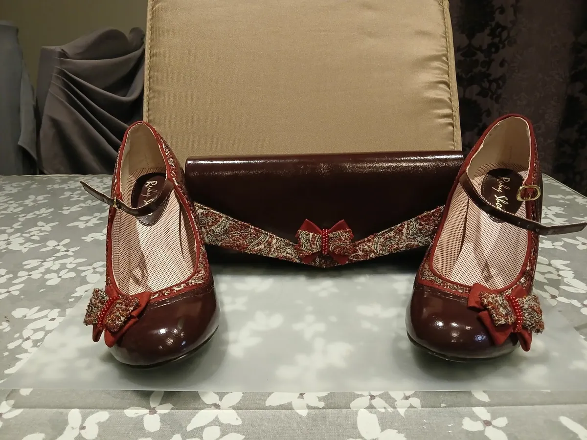 Ruby shoo shoes and matching bag - Image 1
