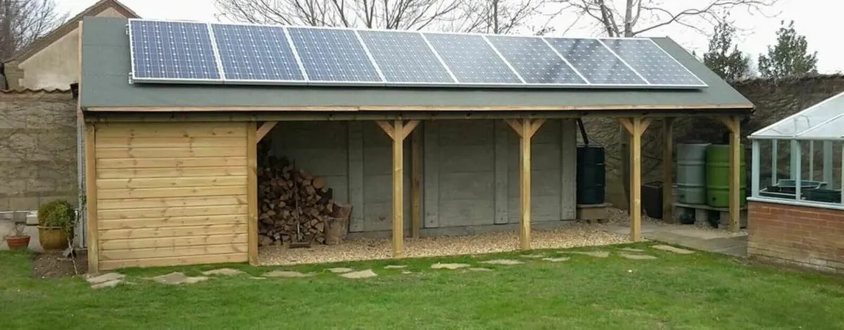 225W Solar panels for off-grid cabin shed - Image 1