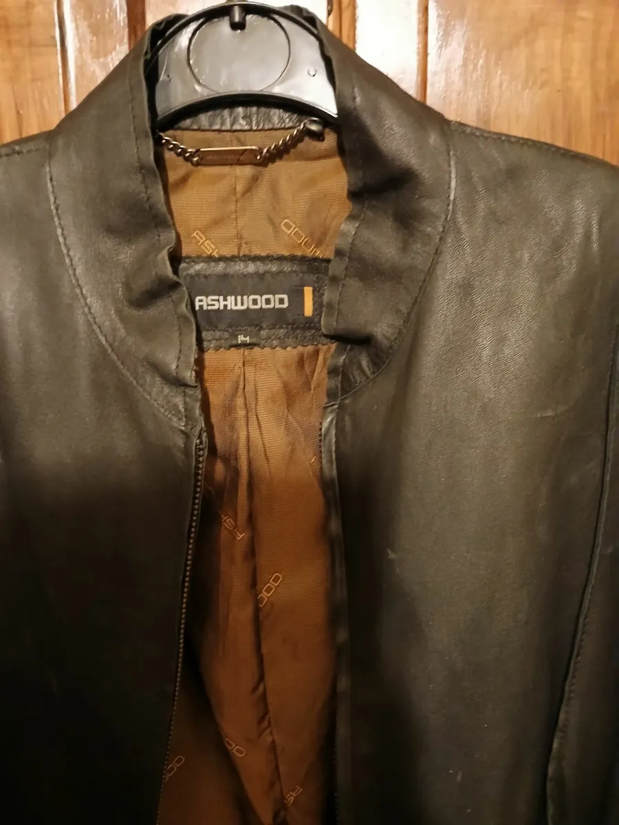 Vintage leather Jacket Ashwood - Image 2