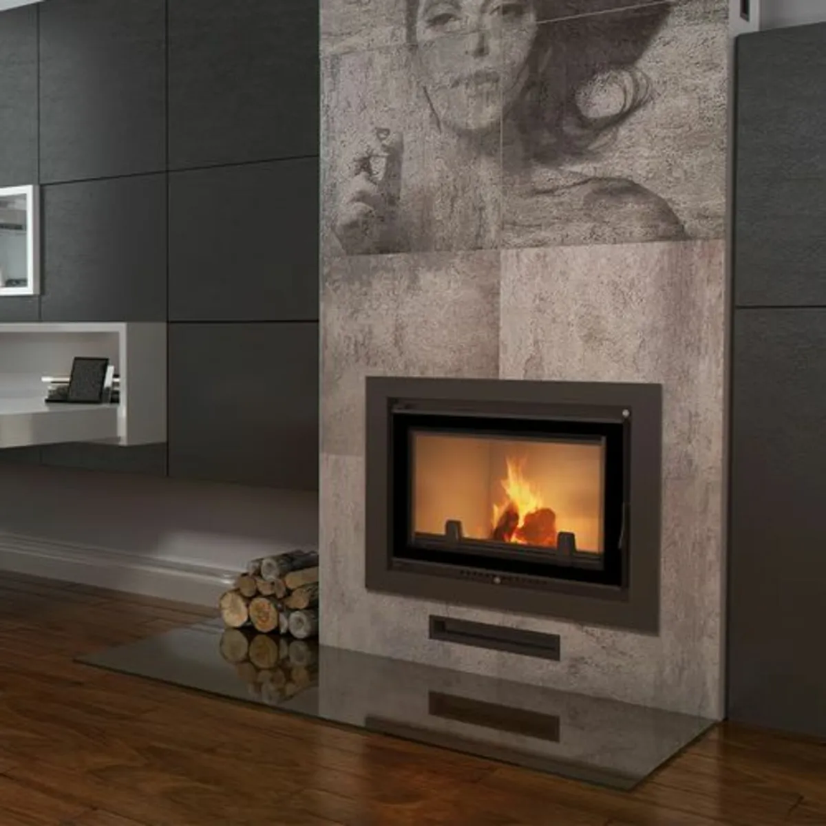 INSET STOVE WIKTOR 14 kW - Image 1