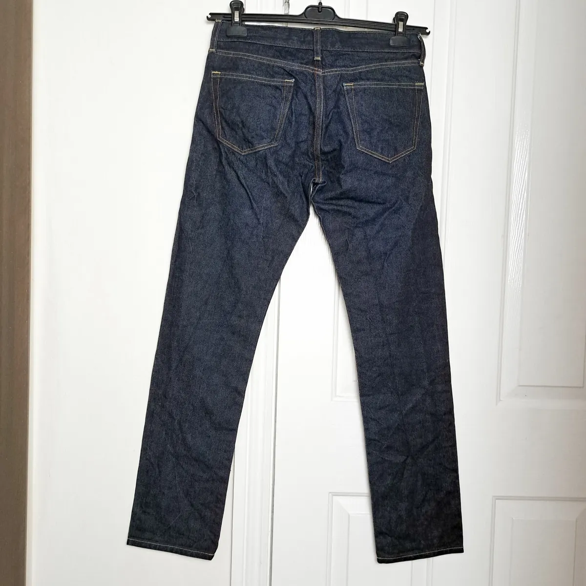 Uniqlo Dark Blue Indigo Slim Fit Jeans 30x32 - Image 4
