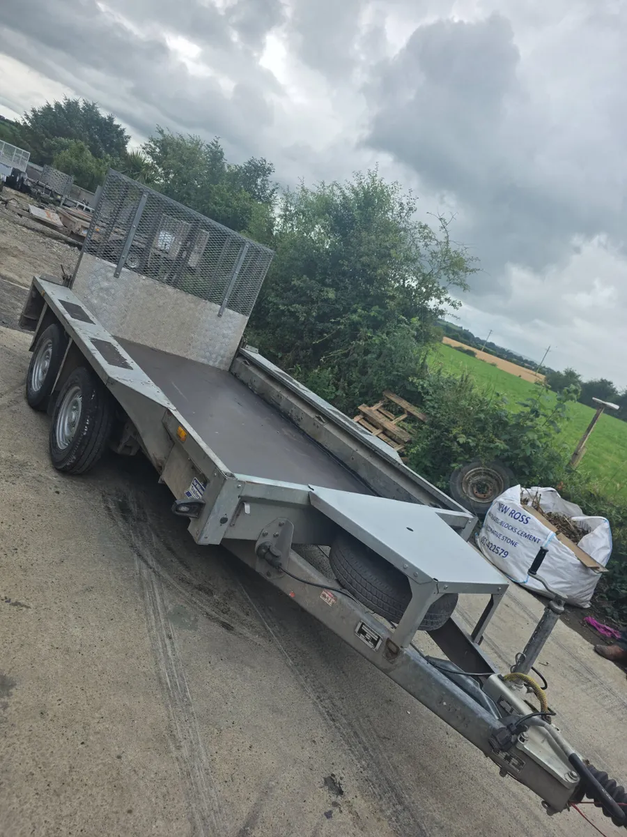 10x 5ft 3 ifor Williams plant Trailer - Image 1