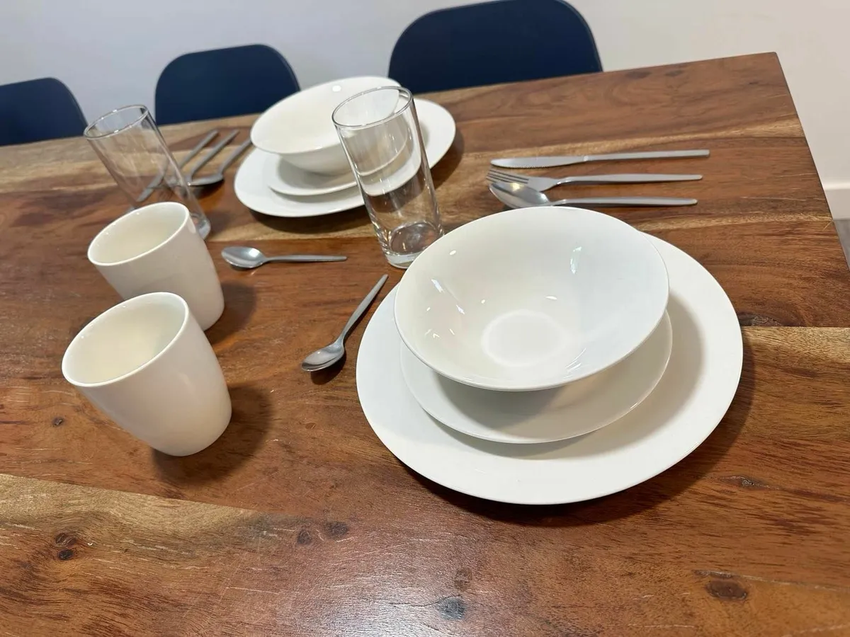 Tableware Set for 2 with Cooking Tools – Ready for - Image 2