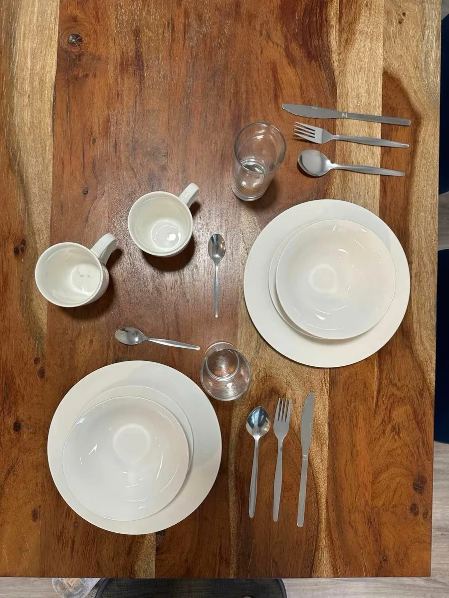 Tableware Set for 2 with Cooking Tools – Ready for - Image 1