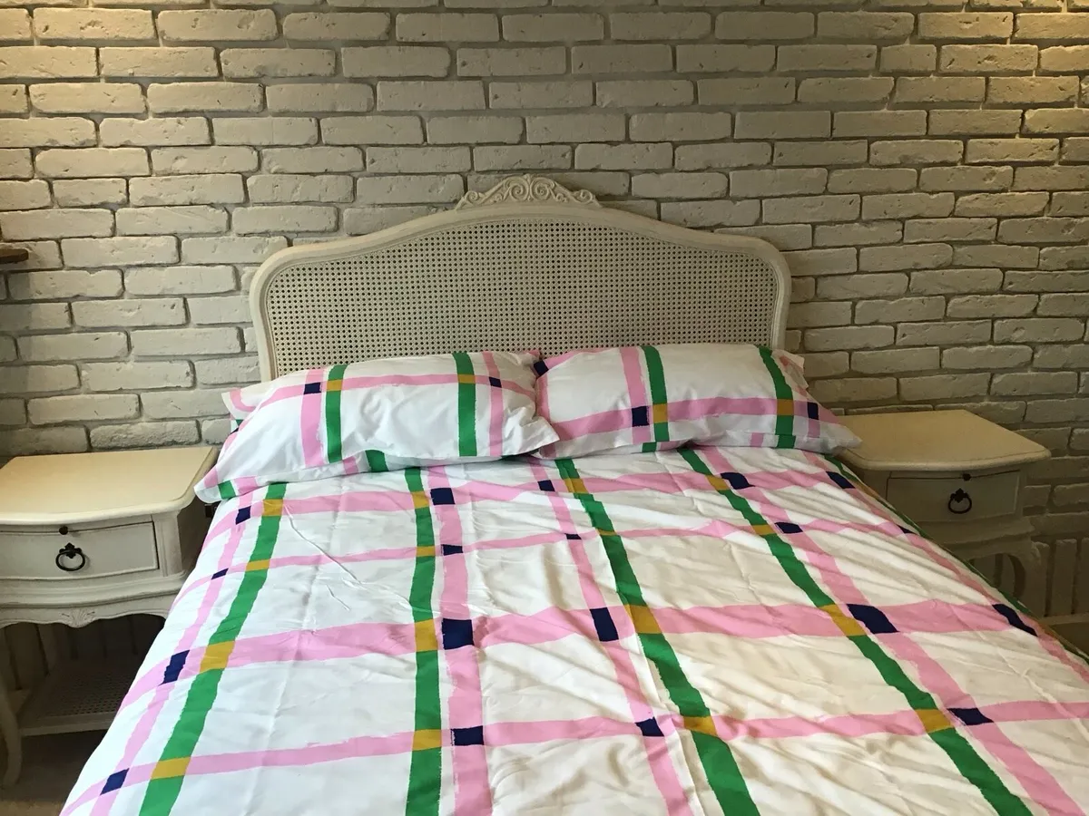 Vintage French style headboard for double bed - Image 3