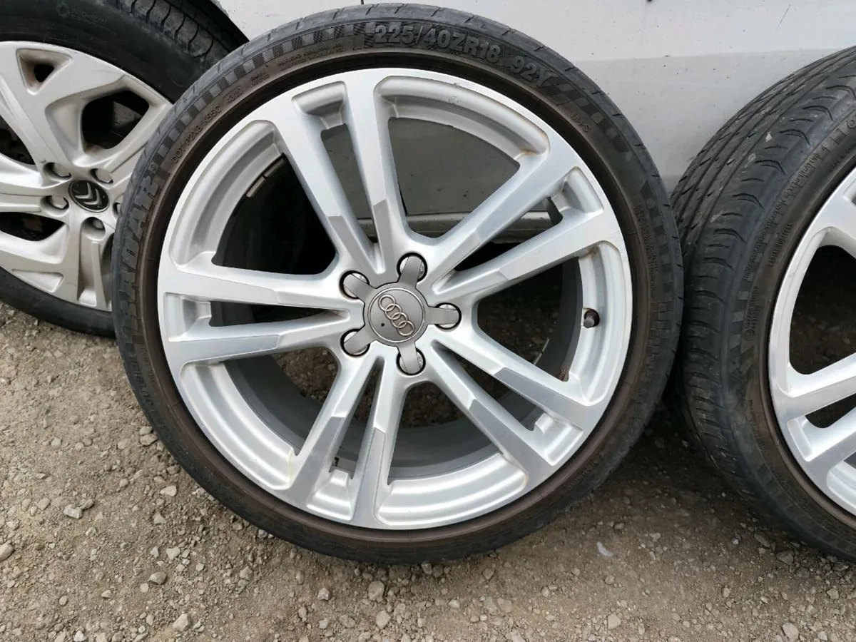 18" Audi A3 / S3 alloys with tyres - Image 2