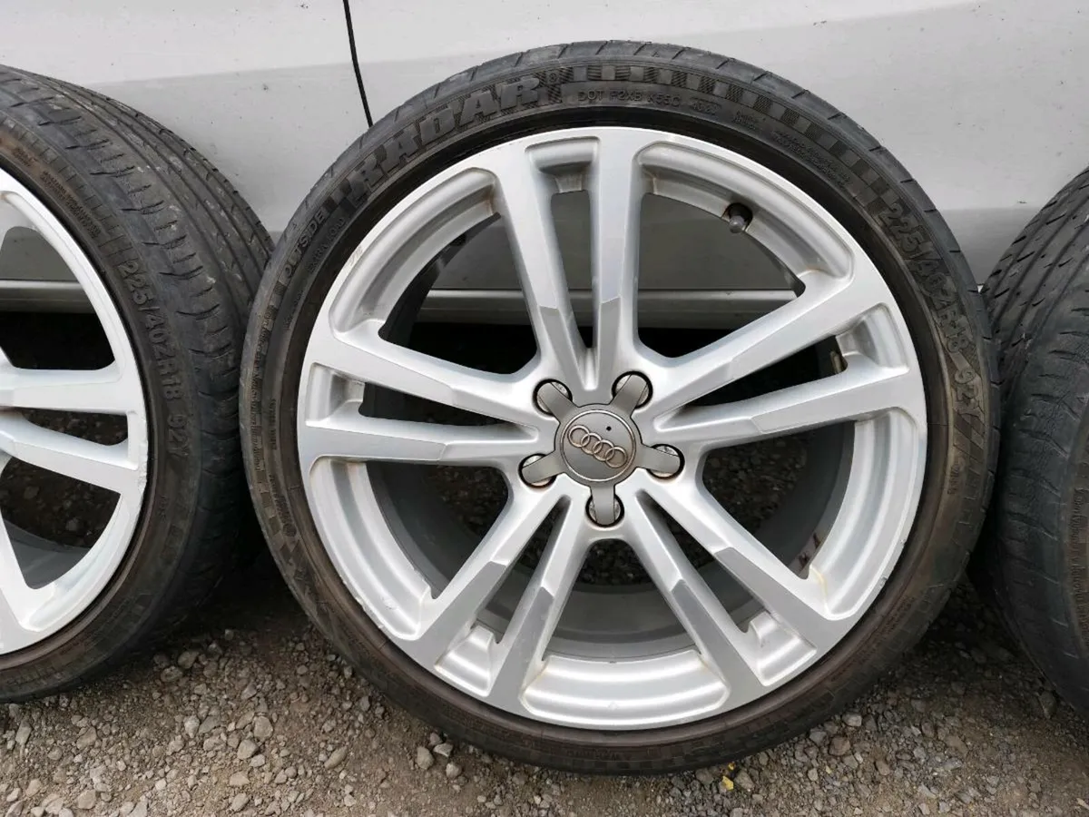 18" Audi A3 / S3 alloys with tyres - Image 4