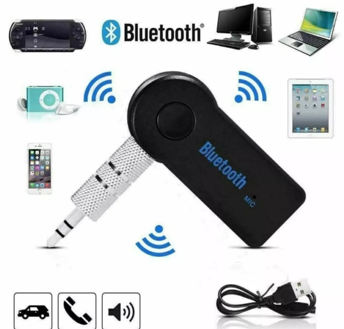 Wireless Bluetooth Receiver Adapter 3.5MM AUX - Image 4