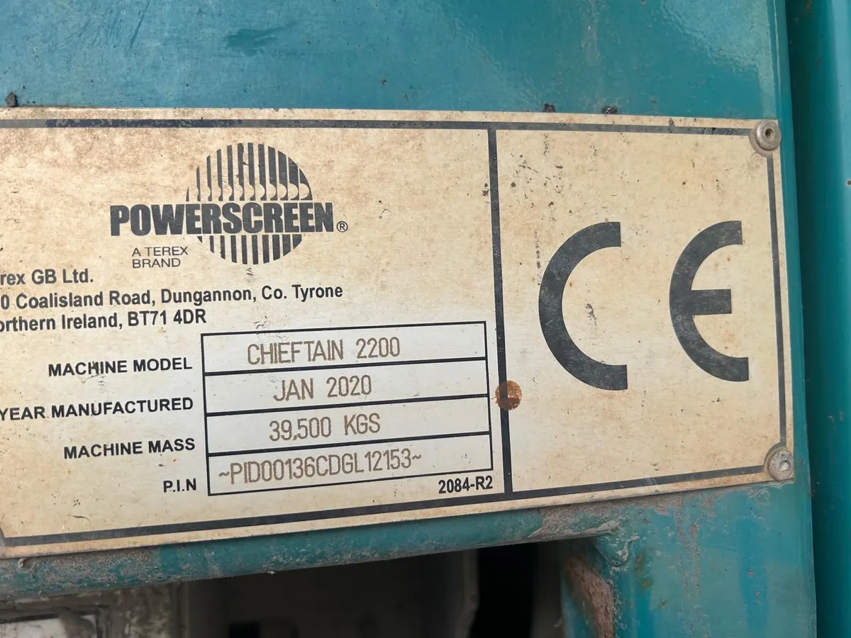 20’ Powerscreen Chieftain 2200 Screener - Image 4